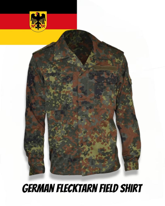 German Flecktarn Field Shirt - Used