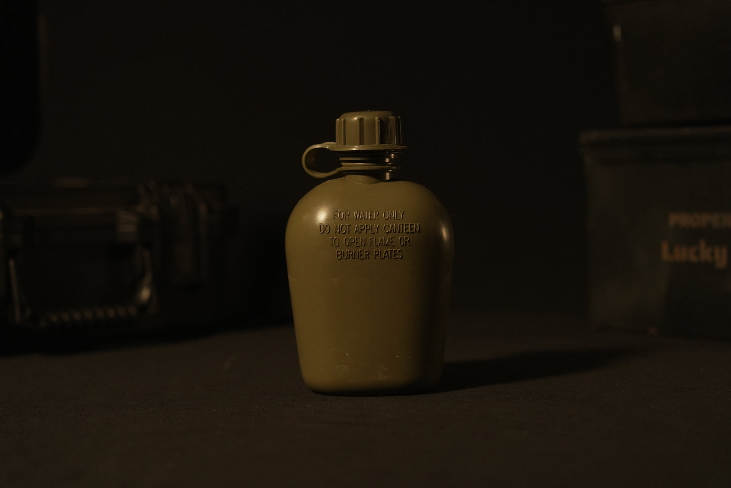 US GI 1QT CANTEEN w/ COVER - USED