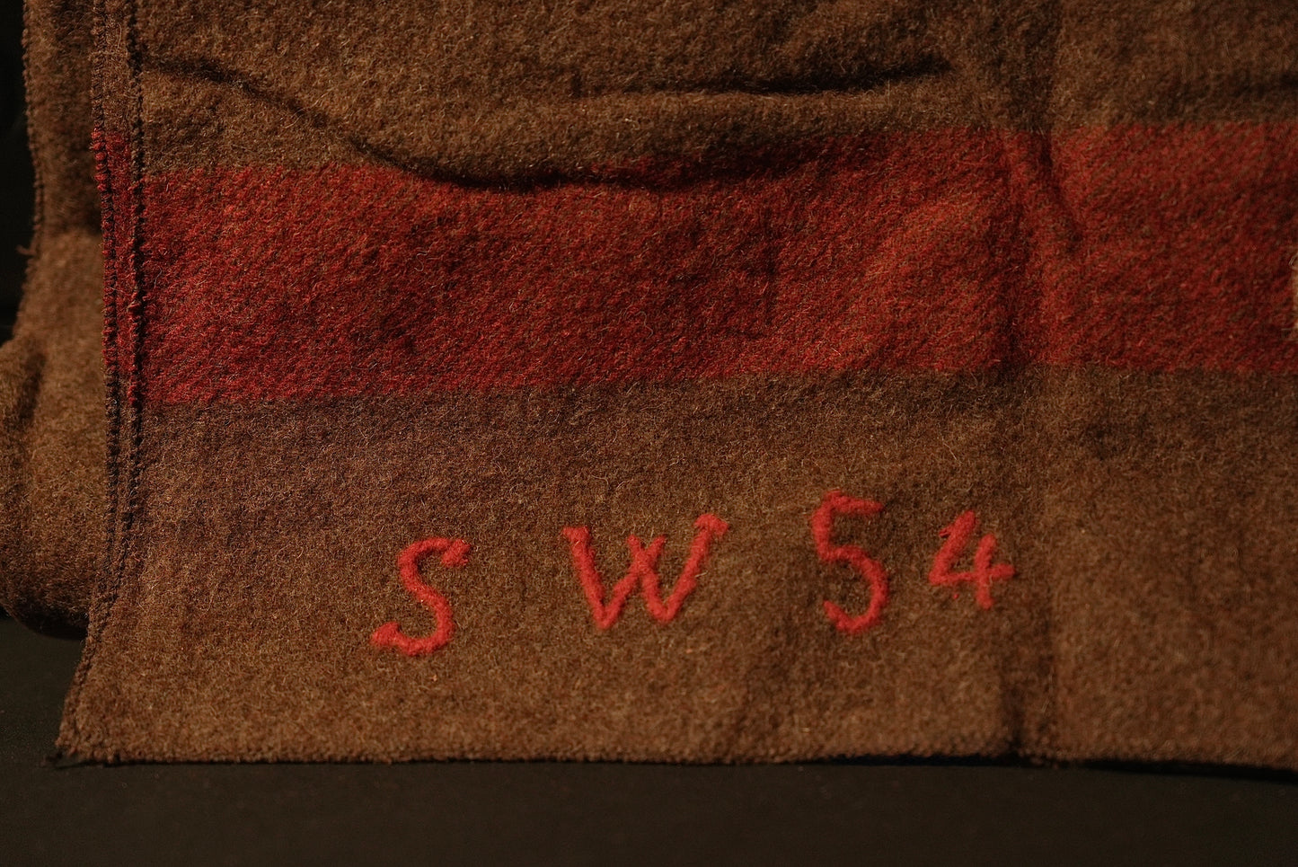 Swiss Brown Wool Blanket - New
