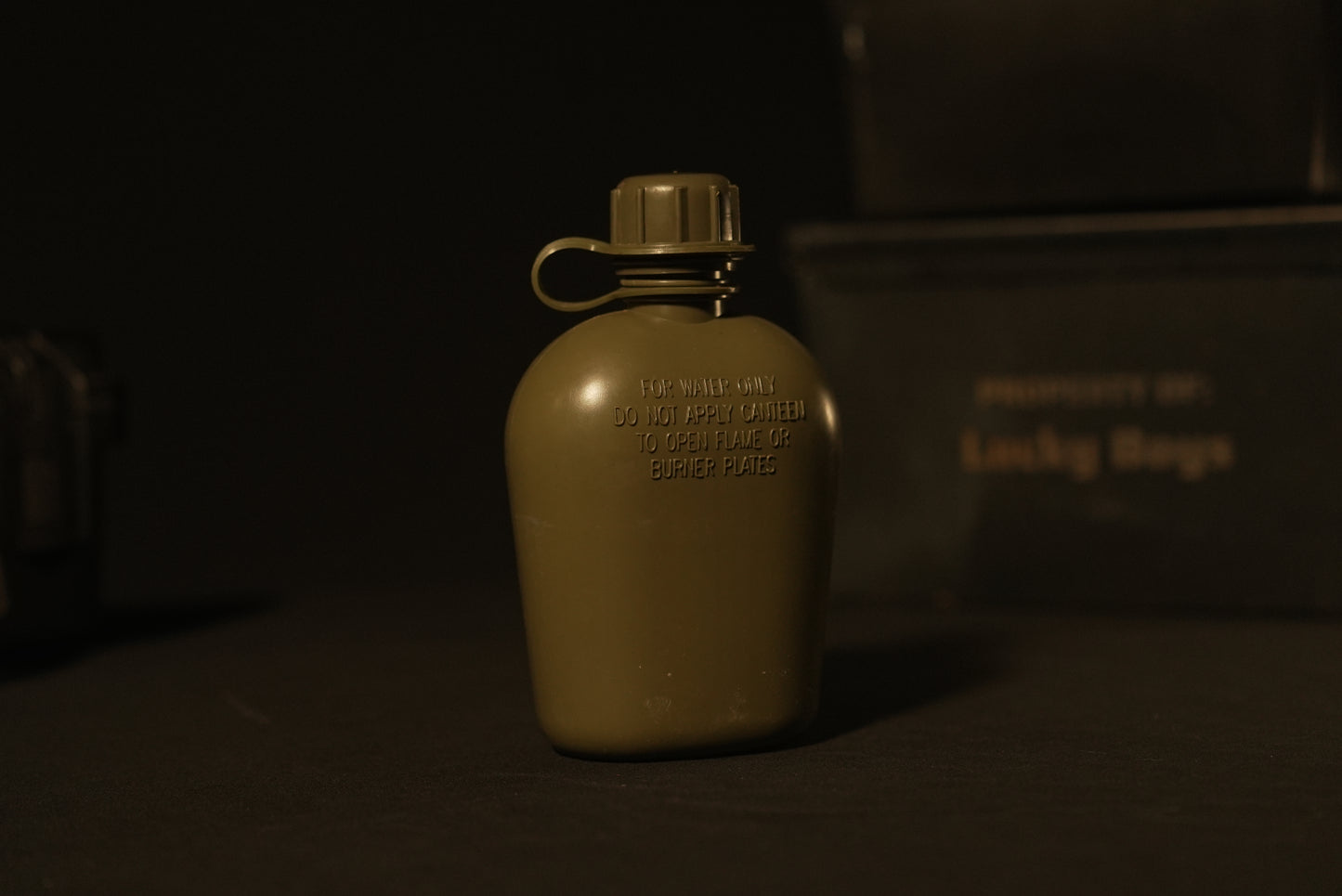 US GI 1QT CANTEEN w/ COVER - USED