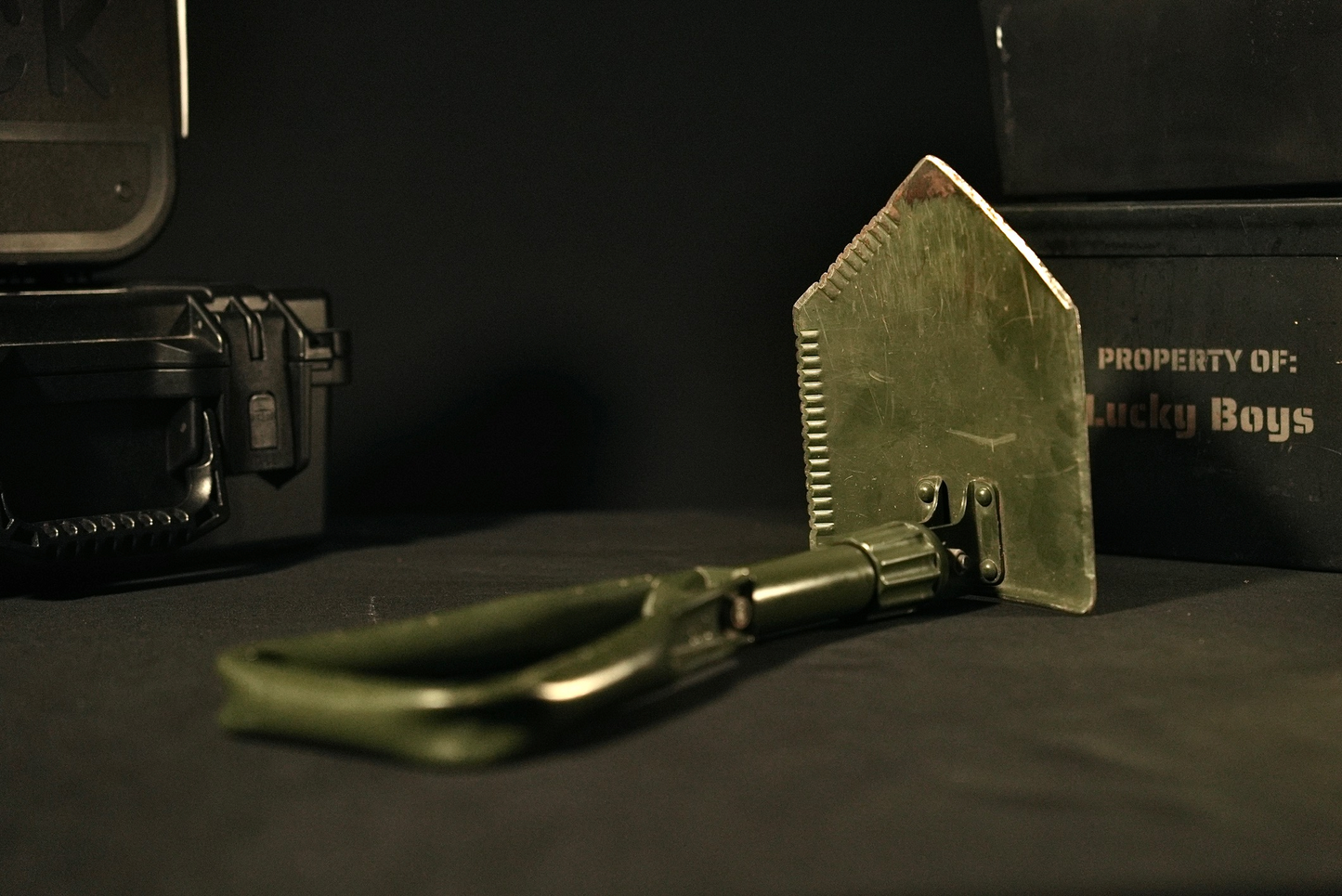 German E-Tool - Military Trifold Shovel - Used