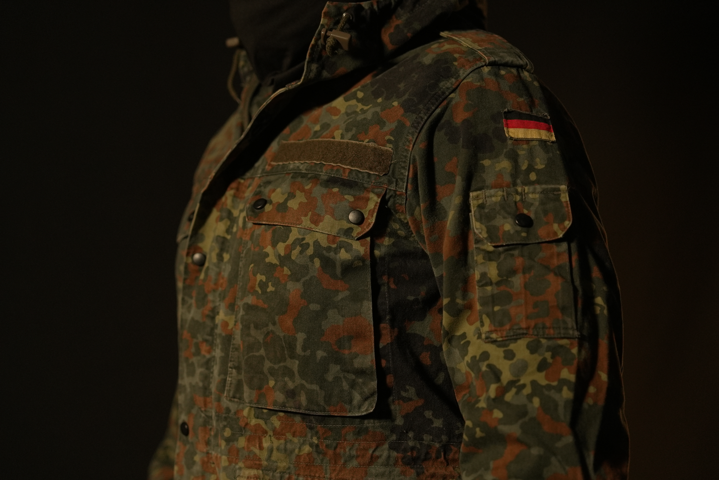 German Flecktarn Camo Parka - Used