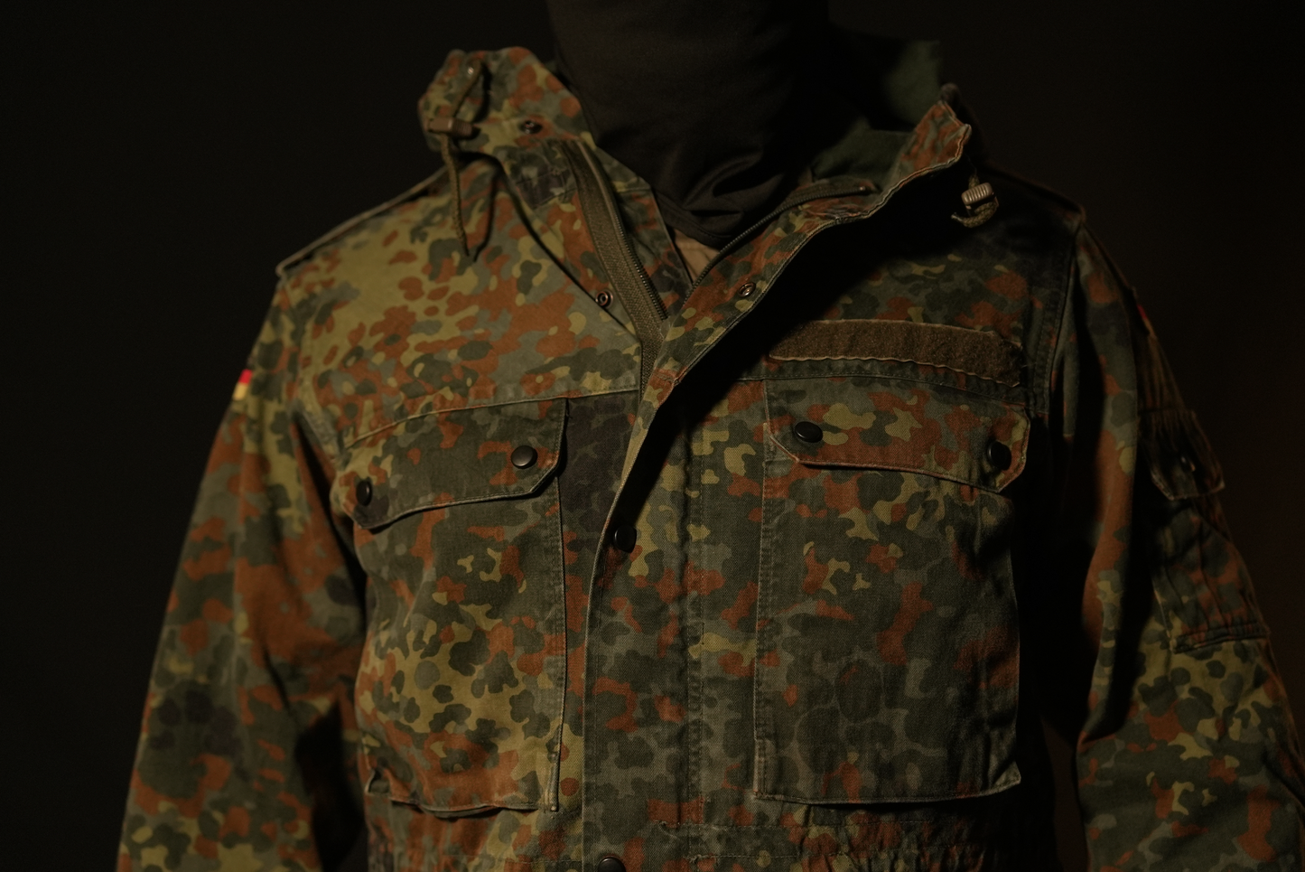 German Flecktarn Camo Parka - Used