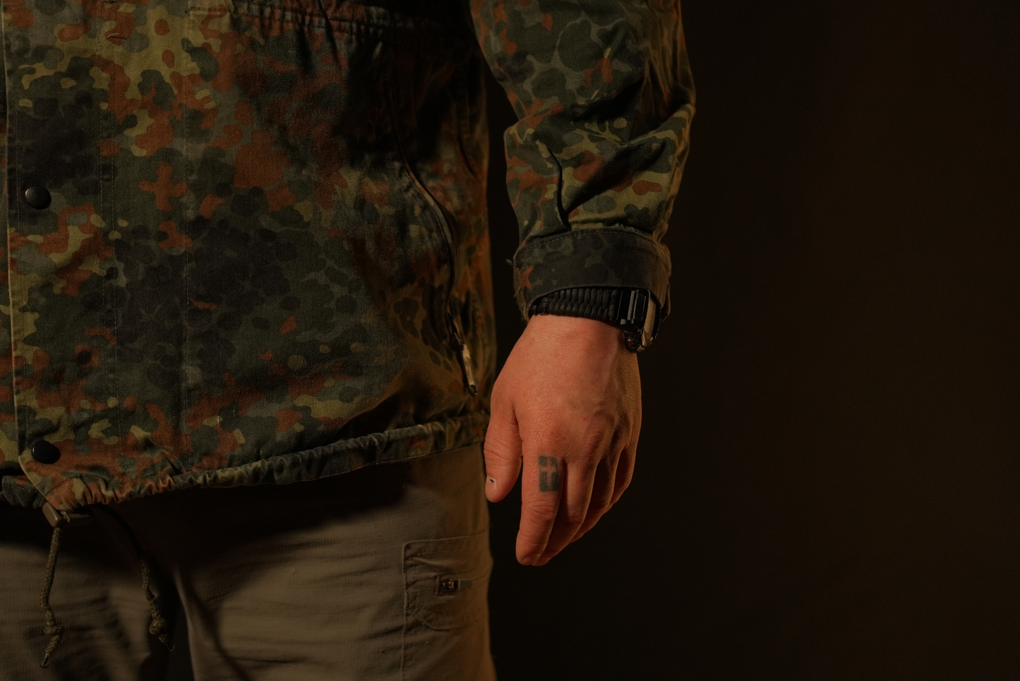 German Flecktarn Camo Parka - Used