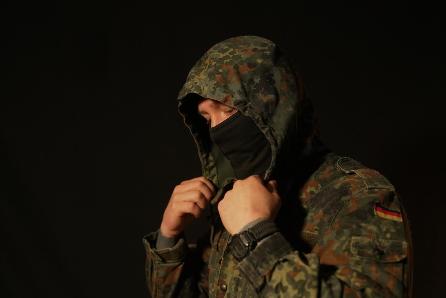 German Flecktarn Camo Parka - Used
