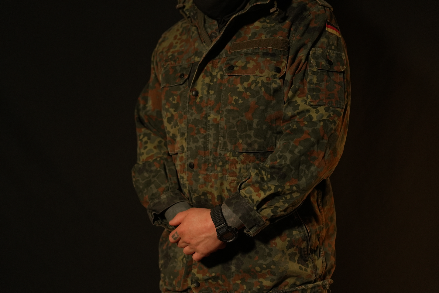 German Flecktarn Camo Parka - Used