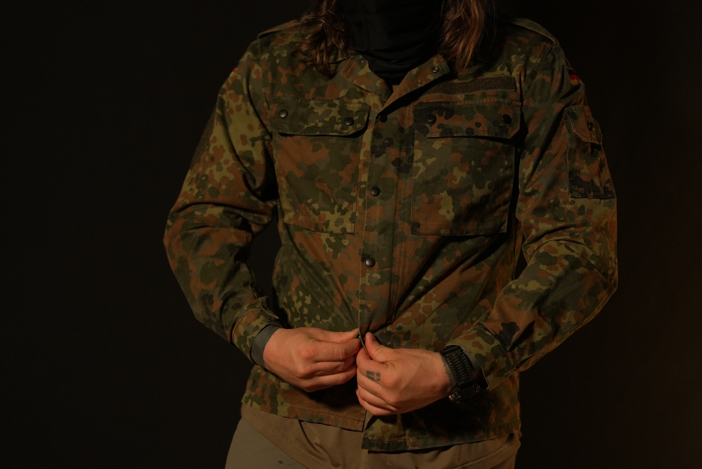 German Flecktarn Field Shirt - Used