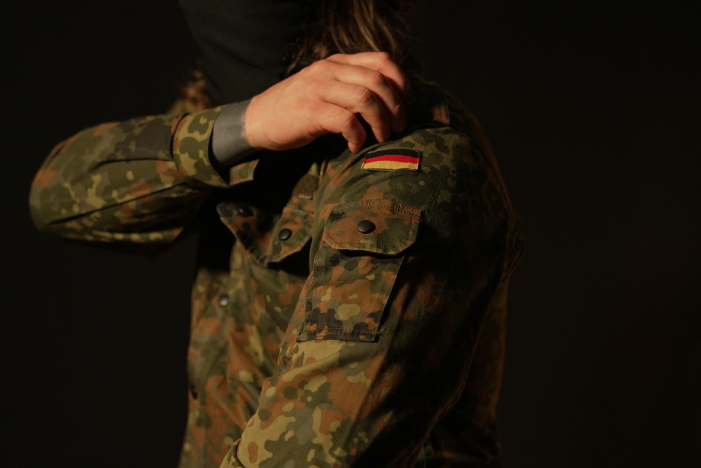 German Flecktarn Field Shirt - Used