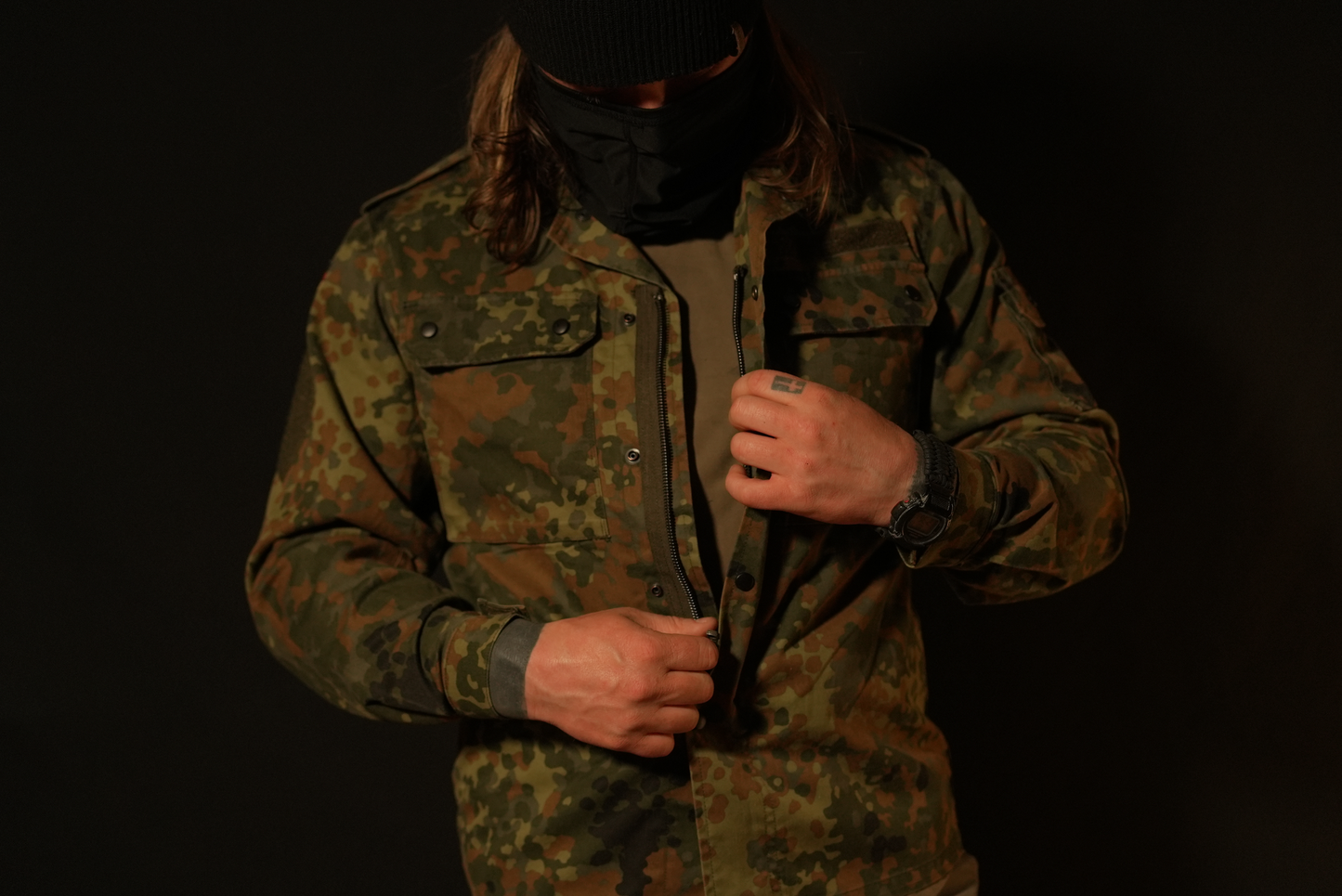 German Flecktarn Field Shirt - Used